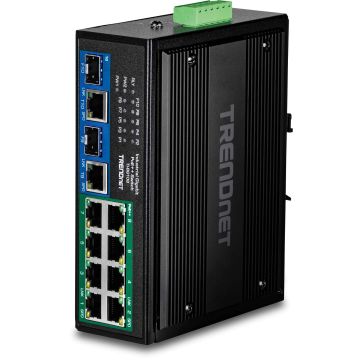 TRENDnet 10-PORT INDUSTRIAL GIGABIT 400W - Switch - 1 Gbps (TI-BG108) (TI-BG108) thumbnail