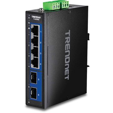 TRENDnet TI-G5062 Industrial DIN-Rail Switch 6-Port 2.5G mit 10G SFP+ Ports (TI-G5062) thumbnail