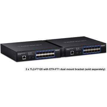 TRENDnet 12-Port 10G Layer 2 Managed SFP+ Switch (TL2-F7120) thumbnail