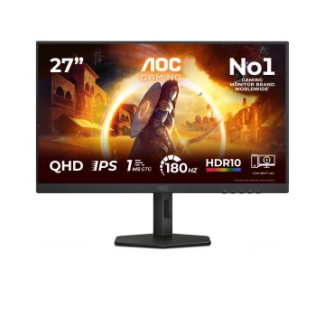 AOC G4 Q27G4XFAD computer monitor 68,6 cm (27") 2560 x 1440 Pixels Zwart, Grijs (Q27G4XF) thumbnail
