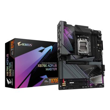 GIGABYTE X870E AORUS MASTER moederbord AMD X870 Socket AM5 ATX (X870E AORUS MASTER) thumbnail