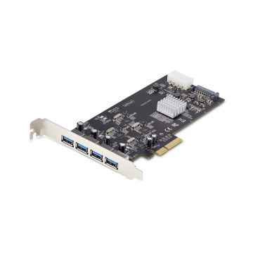 StarTech.com 4-Port USB PCIe Kaart, USB 3.2 5Gbps, PCI Express Uitbreidingskaart met 4x Onafhankelijke USB Controllers, 4x USB-A Poorten, Windows/Linux (P5Q4A-USB-CARD) thumbnail