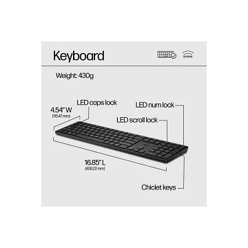 HP SPS-SWISS COMBO BLACK KEYBOARD ITL (L34194-061) thumbnail