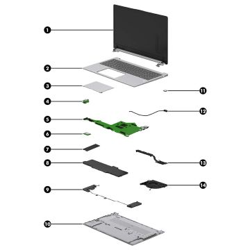 HP SPS-KEYBOARD HP 400 M-D BL WD SP (N60352-071) thumbnail