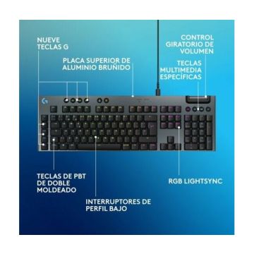 Logitech G915 X WIRED G KB BLACK-ESP-EMEA28i-935 (920-012943) thumbnail