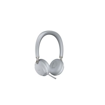 Yealink BH72 Teams + BHC76 Headset Draadloos Hoofdband Kantoor/callcenter USB Type-C Bluetooth Oplaadhouder Licht Grijs (1208612) thumbnail