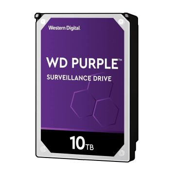 Western Digital WD102PURP Purple Pro HDD, 10 TB, 3.5,SATA 6 Gbps,7200 RPM, 256 MB, 265 MB/s (WD102PURP) thumbnail