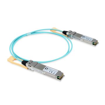 LevelOne AOC-0501 netwerk transceiver module Vezel-optiek 103100 Mbit/s QSFP28 850 nm (AOC-0501) thumbnail