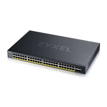 ZyXEL XGS1935-52HP 52 Port Smart Managed PoE Switch 48x Gigabit PoE and 4x 10G SFP+ hybrid mode standalone or NebulaFlex Cloud 3 (XGS193552HPEU0101F) thumbnail