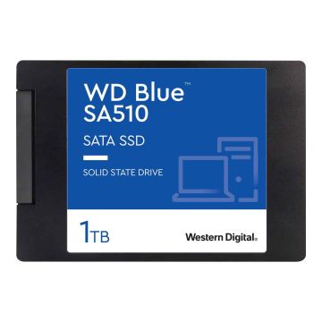 Western Digital WDS100T3B0A-00AXR0 WD BLUE SSD SA510, 1TB, SATA 3, 510 MB/s, 3D V-NAND TLC (WDS100T3B0A-00AXR0) thumbnail
