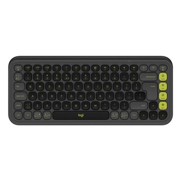 Logitech POP Icon Keys toetsenbord Universeel Bluetooth QWERTY US International Grafiet, Groen (920-013071) thumbnail