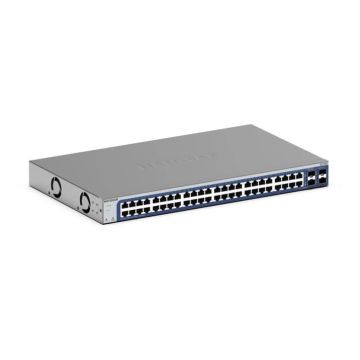 NETGEAR GS748T Managed L2/L3/L4 Gigabit Ethernet (10/100/1000) Zwart, Grijs (GS748T-600EUS) thumbnail