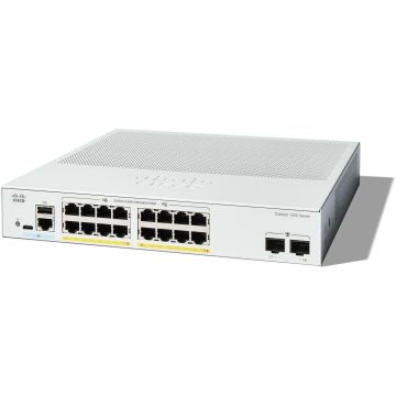 Cisco Catalyst C1200-16P-2G Switch -16 ports 10/100/1000 + 2x 1GE SFP (total PoE power budget: 120W, PoE, PoE+) (C1200-16P-2G) (C1200-16P-2G) thumbnail