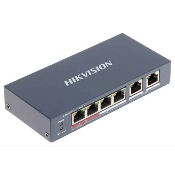 Hikvision Switch 4 Port Ethernet Smart PoE DS-3E1105P-EI (DS-3E1105P-EI) thumbnail