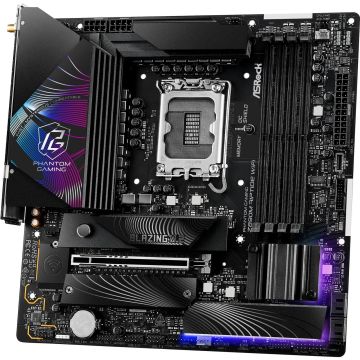 ASRock 1851 ASRock Z890M Phantom Gaming Riptide Wifi DDR5 (90-MXBPK0-A0UAYZ) thumbnail