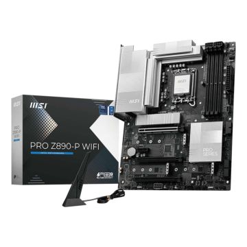 MSI PRO Z890-P WIFI moederbord Intel Z890 LGA 1851 (Socket V1) ATX (7E34-001R) thumbnail
