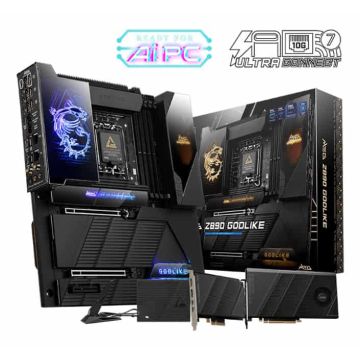 MSI MEG Z890 GODLIKE moederbord Intel Z890 LGA 1851 (Socket V1) ATX (7E21-001R) thumbnail
