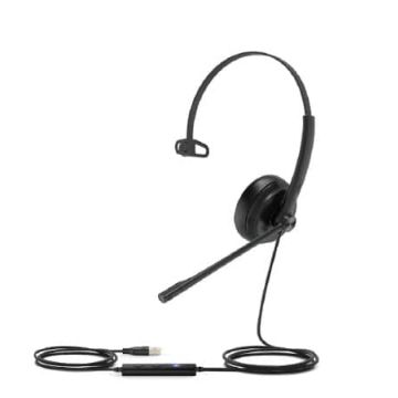 Yealink UH34 Lite Headset Bedraad Hoofdband Kantoor/callcenter Zwart (UH34LITEMONOUC) thumbnail