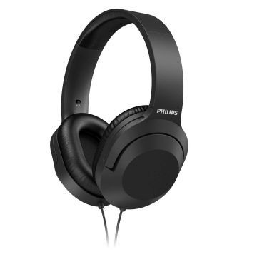Philips TAH2005BK/00 hoofdtelefoon/headset Hoofdtelefoons Bedraad Hoofdband Muziek/Voor elke dag Zwart (TAH2005BK/00) thumbnail