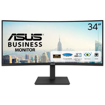 ASUS VA34VCPSR computer monitor 86,4 cm (34") 3440 x 1440 Pixels Wide Quad HD LCD Zwart (90LM08JJ-B02170) thumbnail
