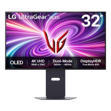 LG 32GS95UV-B computer monitor 81,3 cm (32") 3840 x 2160 Pixels 4K Ultra HD OLED Zwart (32GS95UV-B.AEU) thumbnail