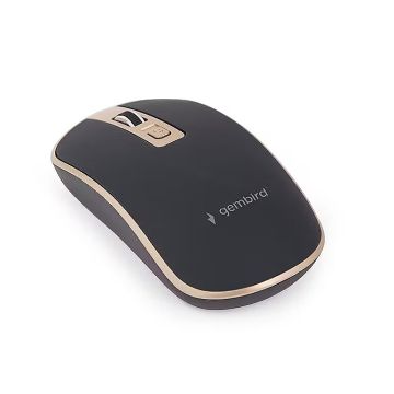 gembird Kabellose optische Maus, schwarz/gold (MUSW-4B-06-BG) thumbnail