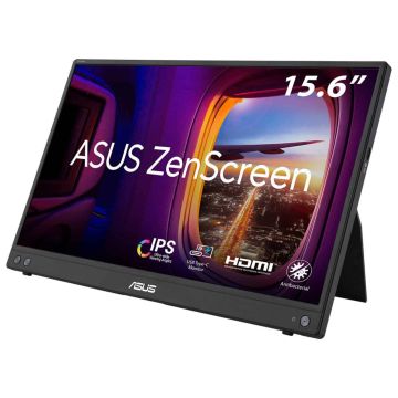 ASUS MB16AHV computer monitor 39,6 cm (15.6") 1920 x 1080 Pixels Full HD LCD Zwart (90LM0383-B01N70) thumbnail