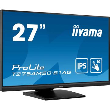 iiyama ProLite T2754MSC-B1AG computer monitor 68,6 cm (27") 1920 x 1080 Pixels Full HD LED Touchscreen Multi-gebruiker Zwart (T2754MSC-B1AG) thumbnail