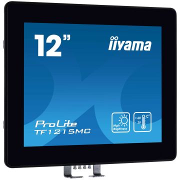iiyama TF1215MC-B1 computer monitor 30,7 cm (12.1") 1024 x 768 Pixels LCD Touchscreen Zwart (TF1215MC-B1) thumbnail