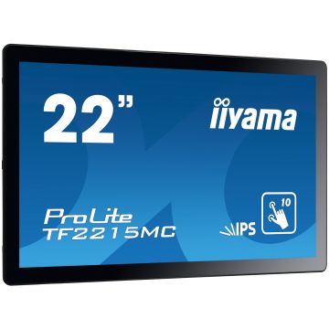 iiyama ProLite TF2215MC-B2 computer monitor 54,6 cm (21.5") 1920 x 1080 Pixels Full HD LED Touchscreen Multi-gebruiker Zwart (TF2215MC-B2) thumbnail