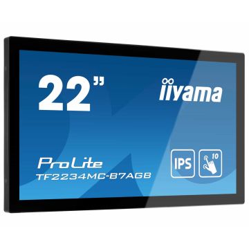 iiyama ProLite TF2234MC-B7AGB computer monitor 54,6 cm (21.5") 1920 x 1080 Pixels Full HD LED Touchscreen Multi-gebruiker Zwart (TF2234MC-B7AGB) thumbnail