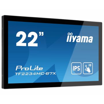 iiyama ProLite TF2234MC-B7X computer monitor 54,6 cm (21.5") 1920 x 1080 Pixels Full HD LED Touchscreen Multi-gebruiker Zwart (TF2234MC-B7X) thumbnail
