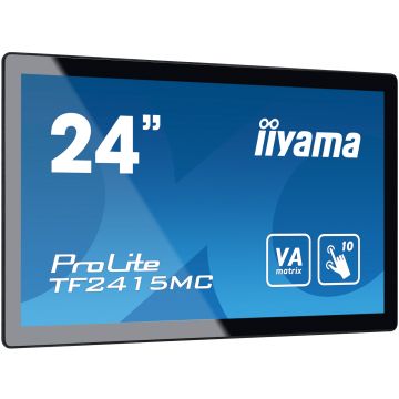 iiyama ProLite TF2415MC-B2 computer monitor 60,5 cm (23.8") 1920 x 1080 Pixels Full HD LED Touchscreen Multi-gebruiker Zwart (TF2415MC-B2) thumbnail