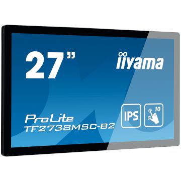 iiyama ProLite TF2738MSC-B2 computer monitor 68,6 cm (27") 1920 x 1080 Pixels Full HD LED Touchscreen Multi-gebruiker Zwart (TF2738MSC-B2) thumbnail