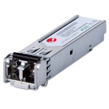 Intellinet Netwerk transceiver Gigabit SFP, 1000Base-LX (LC) single-mode, 20 km, 1310 nm, MSA-compatibel, equivalent aan Cisco GLC-LH-SM, 3 jaar garantie (506724) thumbnail