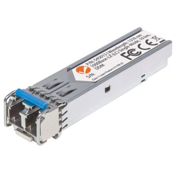 Intellinet Netwerk transceiver Gigabit SFP, 1000Base-LX (LC) single-mode, 10 km, 1310 nm, MSA-compatibel, equivalent aan Cisco GLC-LH-SM, 3 jaar garantie (545013) thumbnail