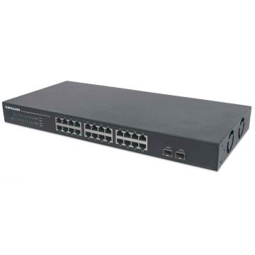 Intellinet 561044 netwerk-switch Unmanaged L2 Gigabit Ethernet (10/100/1000) 1U Zwart