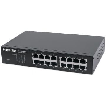 Intellinet 561068 netwerk-switch Unmanaged L2 Gigabit Ethernet (10/100/1000) 1U Zwart
