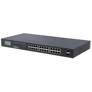 Intellinet 561242 netwerk-switch Unmanaged Gigabit Ethernet (10/100/1000) Power over Ethernet (PoE) 1U Zwart