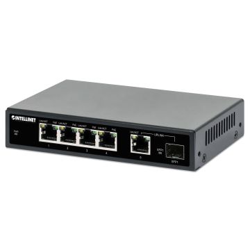 Intellinet 561822 netwerk-switch Gigabit Ethernet (10/100/1000) Power over Ethernet (PoE) Zwart (561822) thumbnail