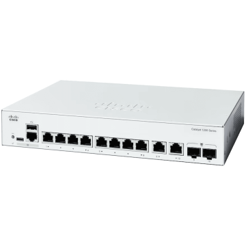 CISCO Catalyst 1200 8-Port Switch / PoE+ with 120W power budget / 2 x 1G SFP Uplinks (C1200-8FP-2G) (C1200-8FP-2G) thumbnail