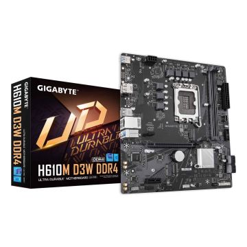 GIGABYTE H610M D3W DDR4 moederbord Intel H610 LGA 1700 micro ATX (H610M D3W DDR4) thumbnail