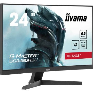 iiyama G-MASTER GC2480HSU-B1 computer monitor 59,9 cm (23.6") 1920 x 1080 Pixels Full HD LED Zwart (GC2480HSU-B1) thumbnail