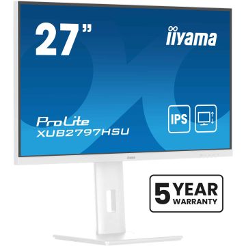 iiyama ProLite XUB2797HSU-W2 computer monitor 68,6 cm (27") 1920 x 1080 Pixels Full HD LED Wit (XUB2797HSU-W2) thumbnail