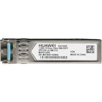 HUAWEI eKit SFP-GE-LX-SM1310 netwerk transceiver module Vezel-optiek 1000 Mbit/s eSFP 1310 nm (02315200) thumbnail