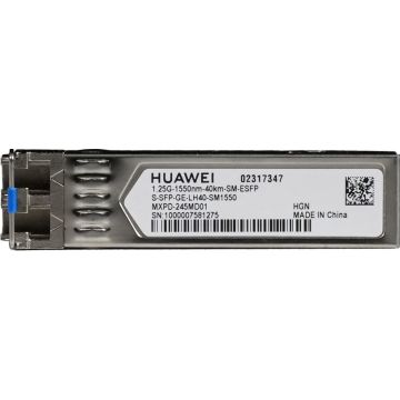 HUAWEI eKit S-SFP-GE-LH40-SM1550 netwerk transceiver module Vezel-optiek 1000 Mbit/s 1550 nm (02317347) thumbnail