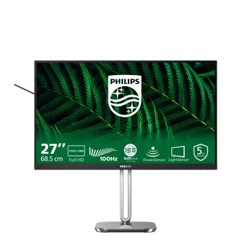 Philips 5000 series 27B2G5200/00 computer monitor 68,6 cm (27") 1920 x 1080 Pixels Full HD LCD Antraciet (27B2G5200/00) thumbnail