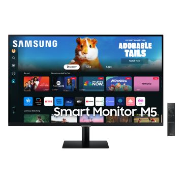 Samsung 27" Smart Monitor M5 M50D UHD (LS27DM500EUXDU) thumbnail