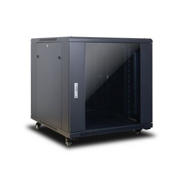 Inter-Tech 88887258 rack 15U Vrijstaande rek Zwart (88887258) thumbnail