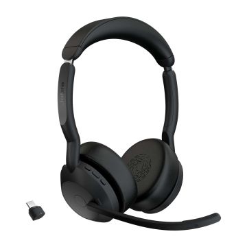Jabra Evolve2 55 Headset Draadloos Hoofdband Kantoor/callcenter USB Type-C Bluetooth Oplaadhouder (25599-989-899) thumbnail